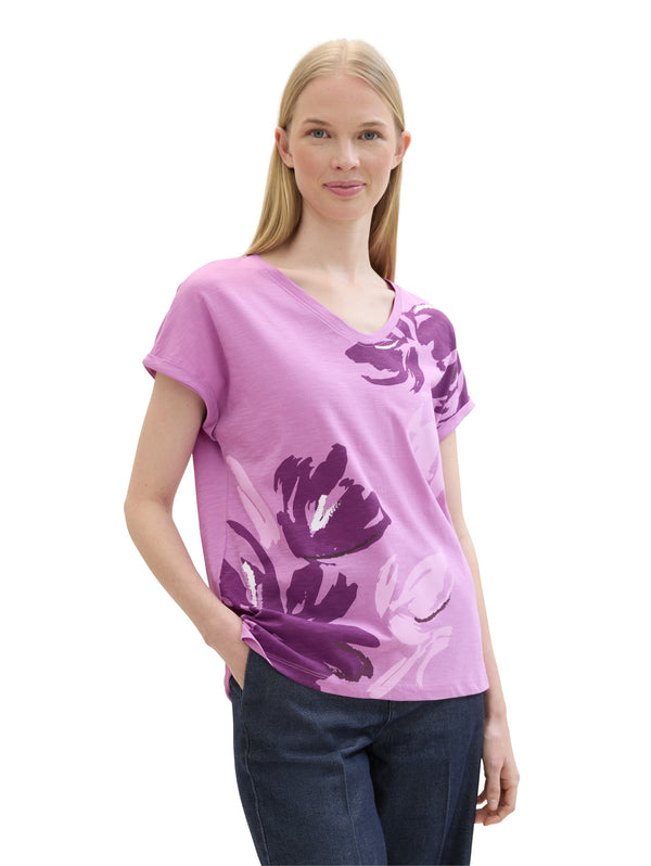 Print T-Shirt mit Bio-Baumwolle