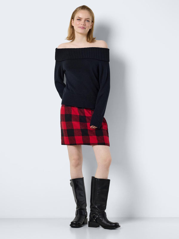 NMLIMA L/S OFF SHOULDER KNIT FWD