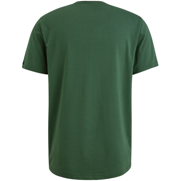 Short sleeve r-neck cotton elastane jersey