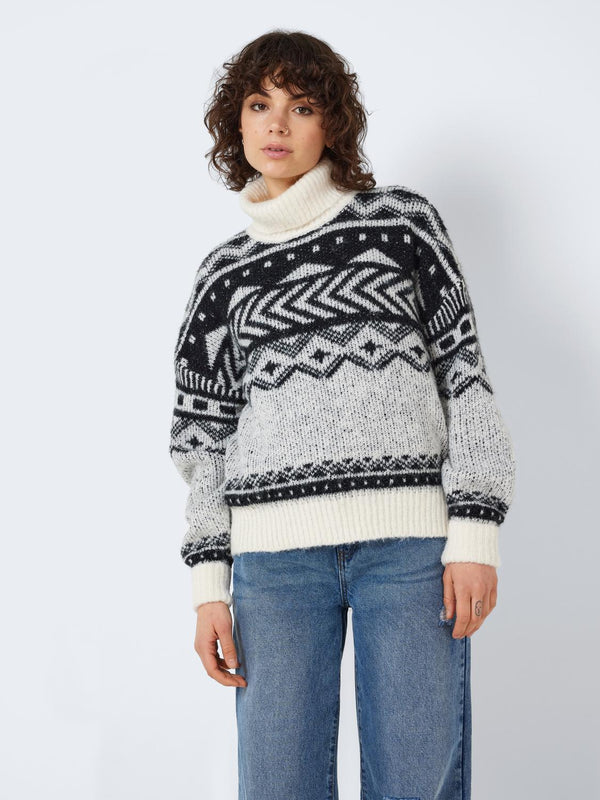 NMSHARE L/S ROLL NECK KNIT FWD