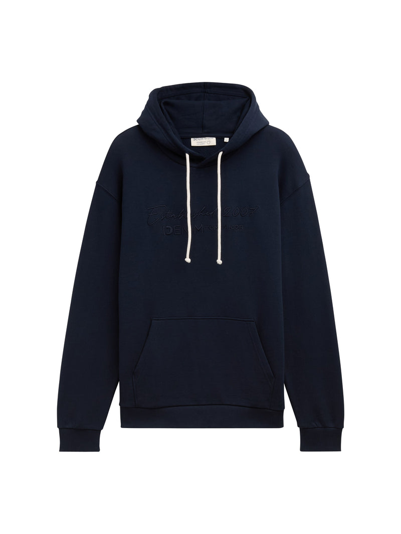 Hoodie mit Logostickerei