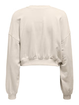 ONLBELLA L/S CROP O-NECK UB CC SWT