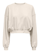 ONLBELLA L/S CROP O-NECK UB CC SWT