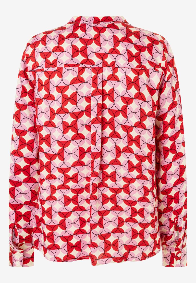 Satinbluse  Print  Frühjahrs-Kollektion