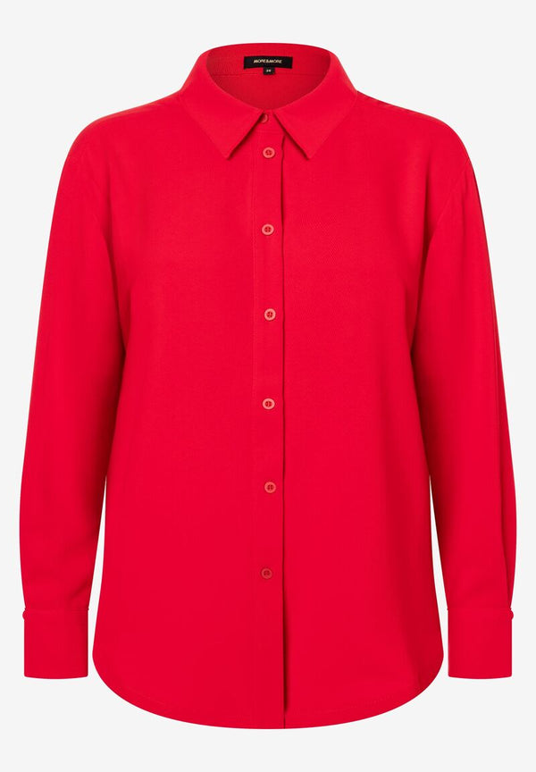 lange Bluse  soft red  Frühjahrs-Kollektion