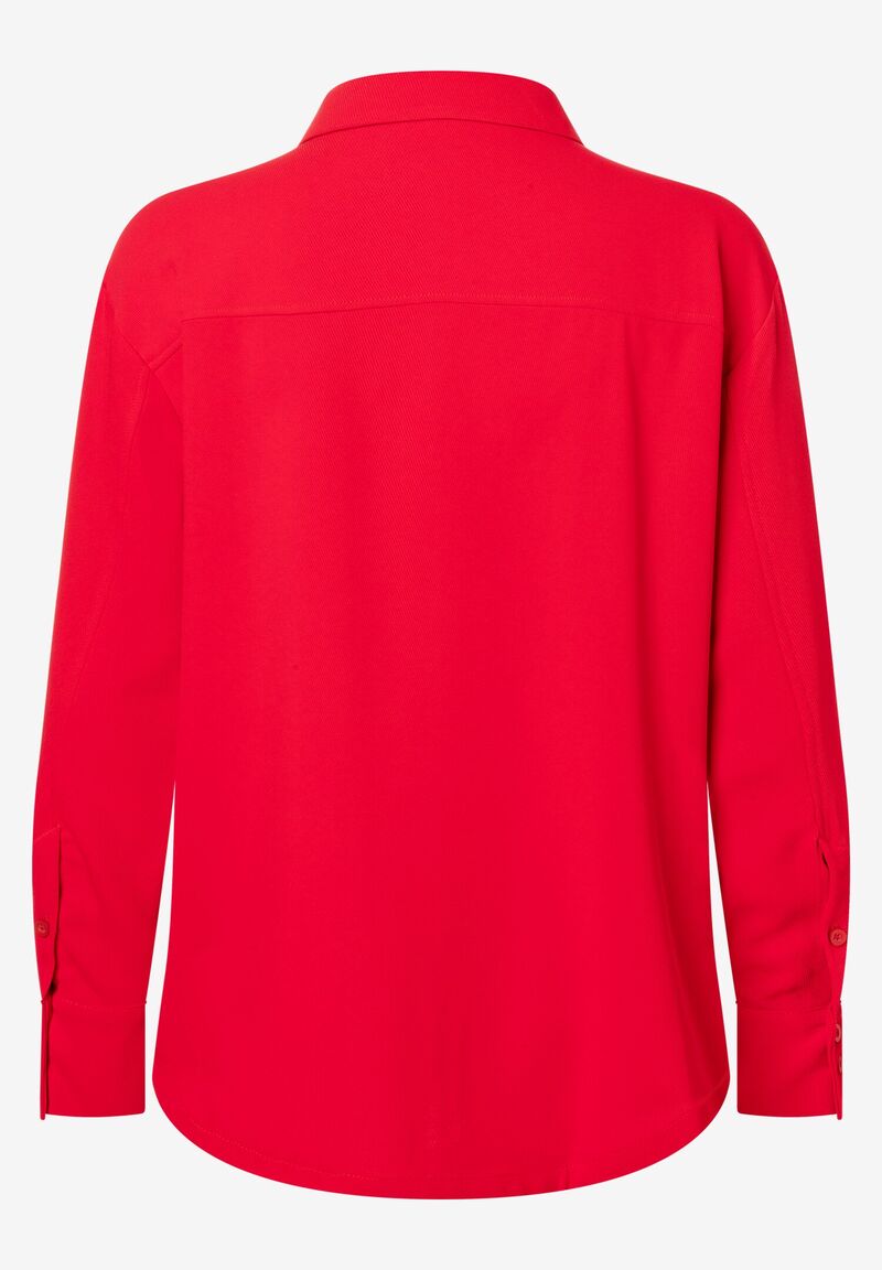 lange Bluse  soft red  Frühjahrs-Kollektion