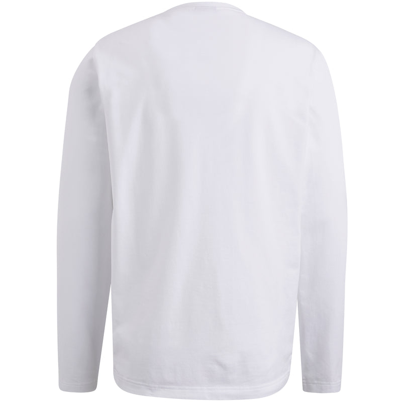 Long sleeve r-neck cotton elastane jersey