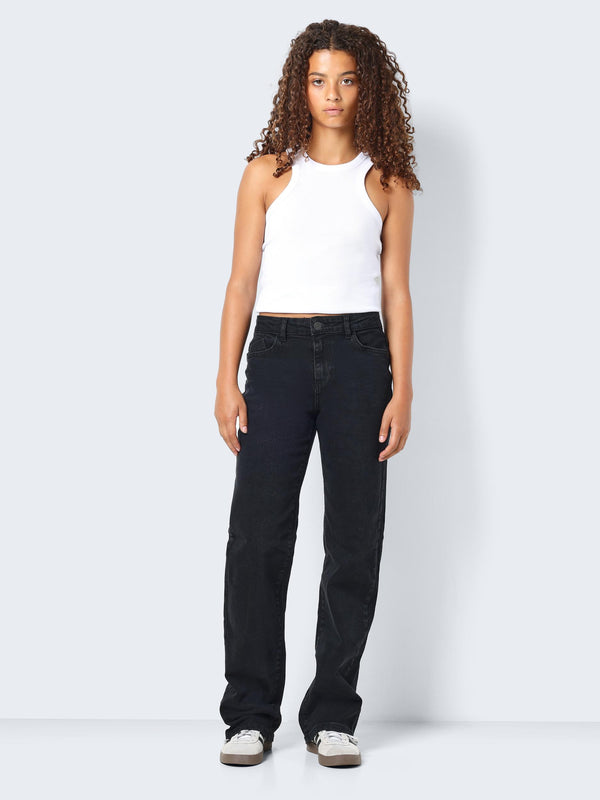 NMYOLANDA NW WIDE JEANS BLACK NOOS